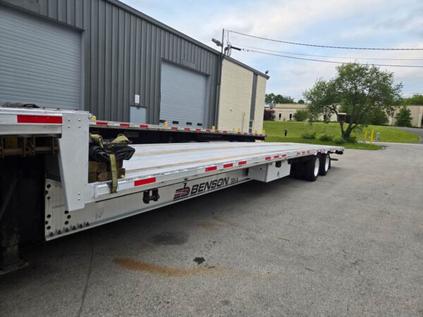 2018 BENSON STEP DECK TRAILER 22.5″