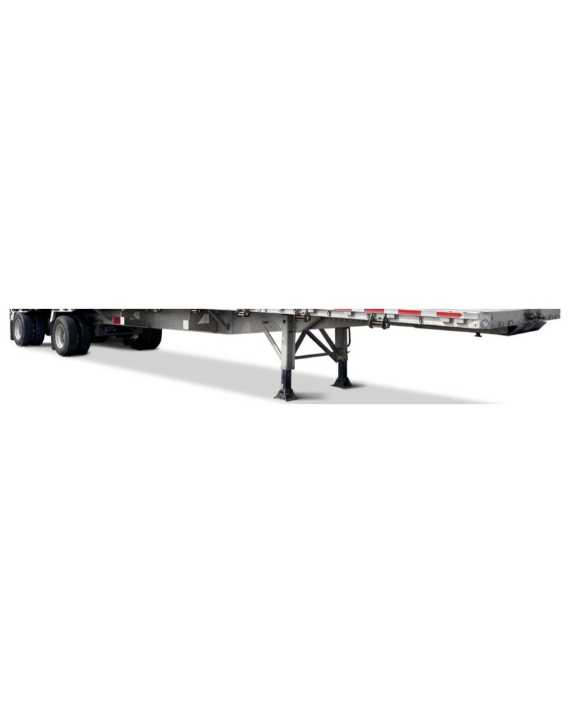 MaxLite Flatbed Trailer on the white bacground