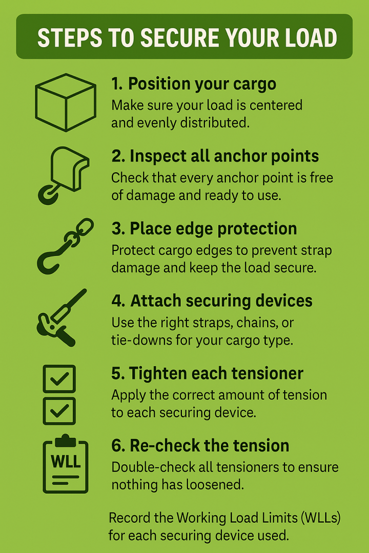Heavy Equipment Securement Techniques - Practical Approach Steps to Secure Your Load