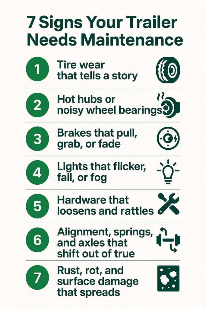 7 Signs Your Trailer Needs Maintenance