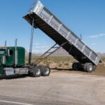 green dump trailer