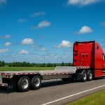 Step deck trailer 2 axles