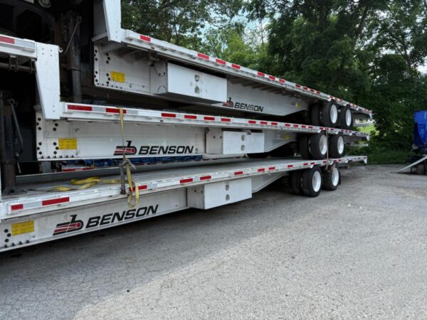 Benson step deck trailer for sale