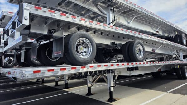 2027 Reitnouer MaxMiser 53×102 Sliding Axle Flatbed close up