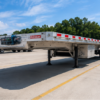 2027 Reitnouer MaxMiser 53x102 sliding axle flatbed trailer side front view