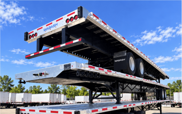 2028 WABASH COMBO 53 FT FLATBED TRAILER